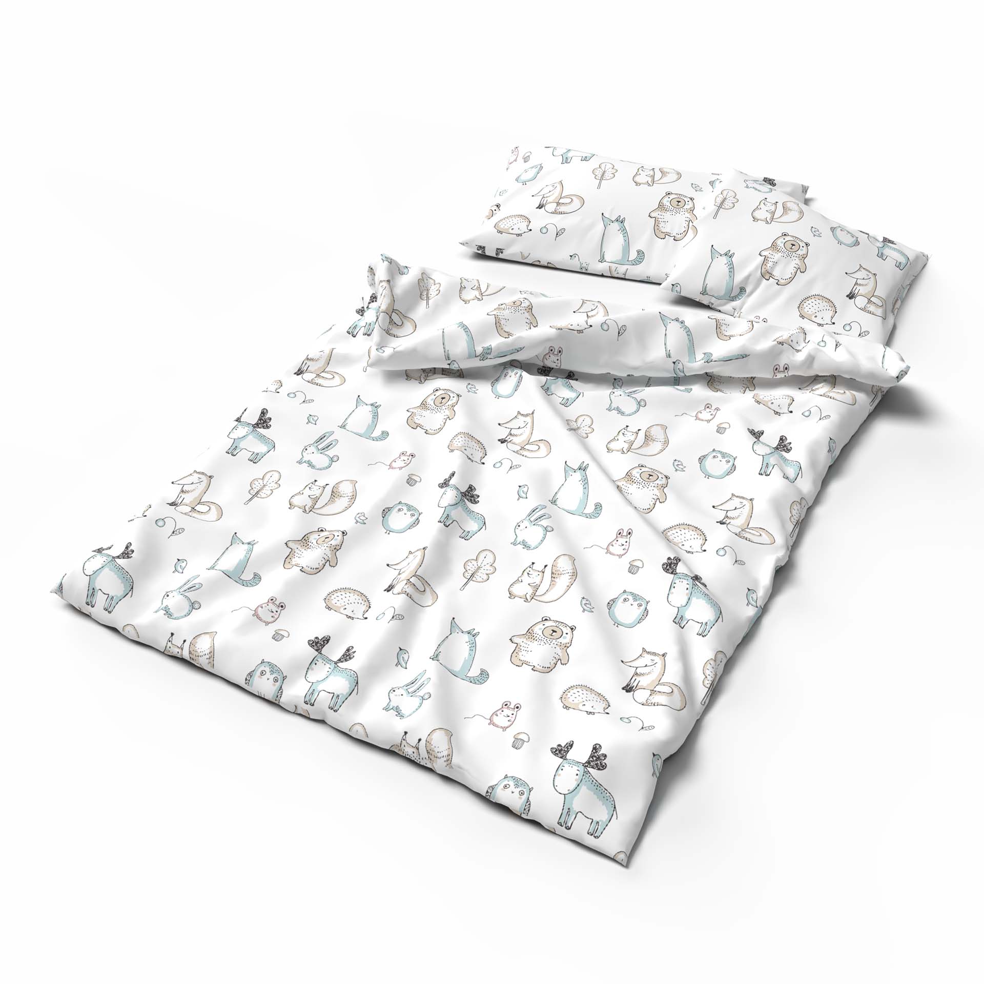 Lotus Bettwäsche Kinder Renforcé Forest animals