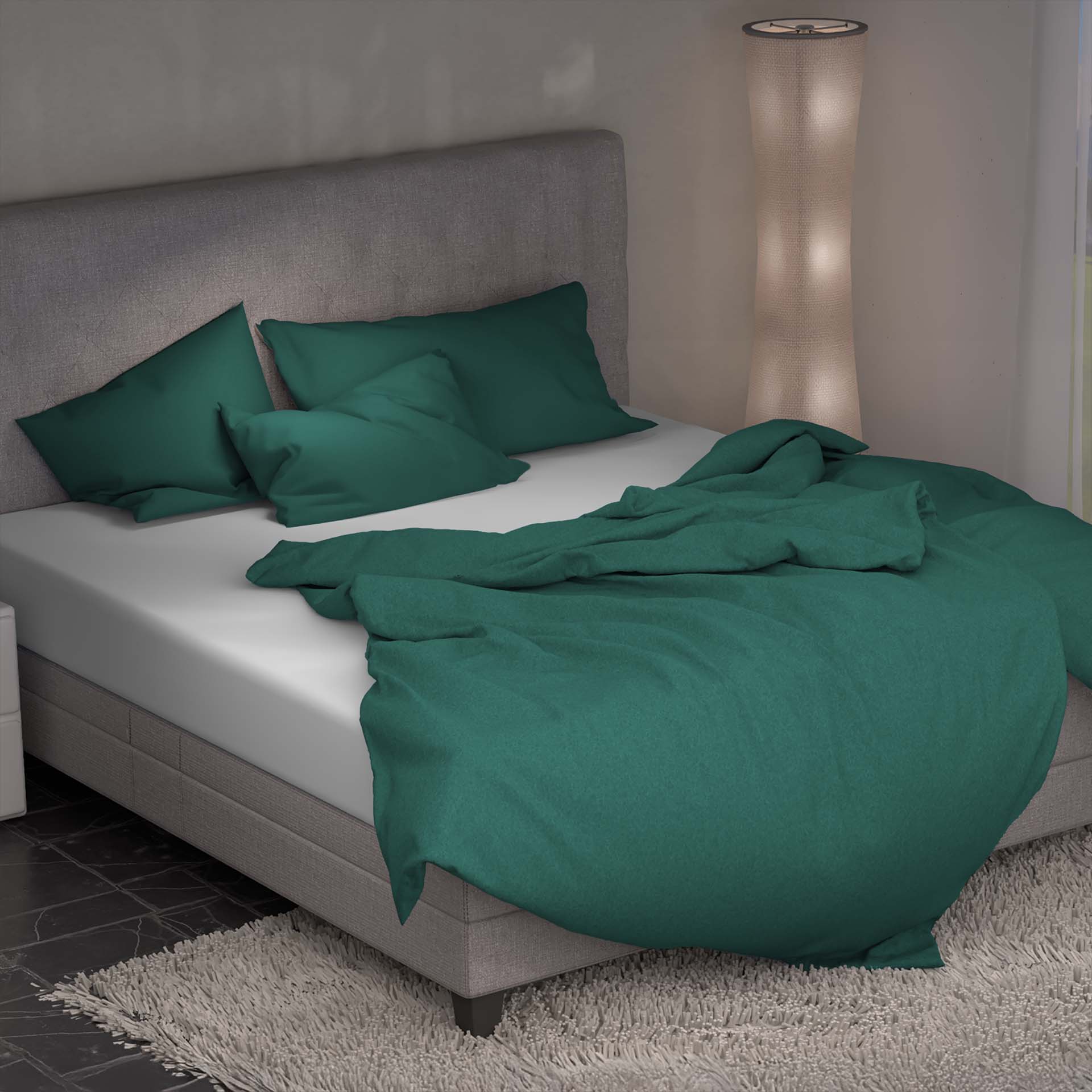 Lotus Bettwäsche Flanell uni