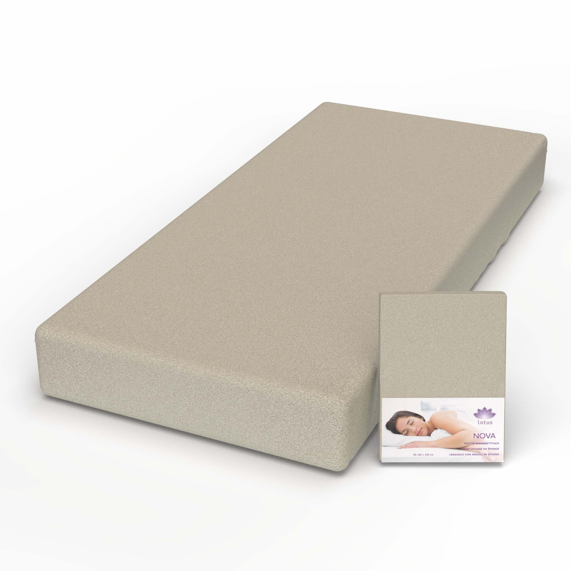 Lotus Frotté Fixleintuch Nova