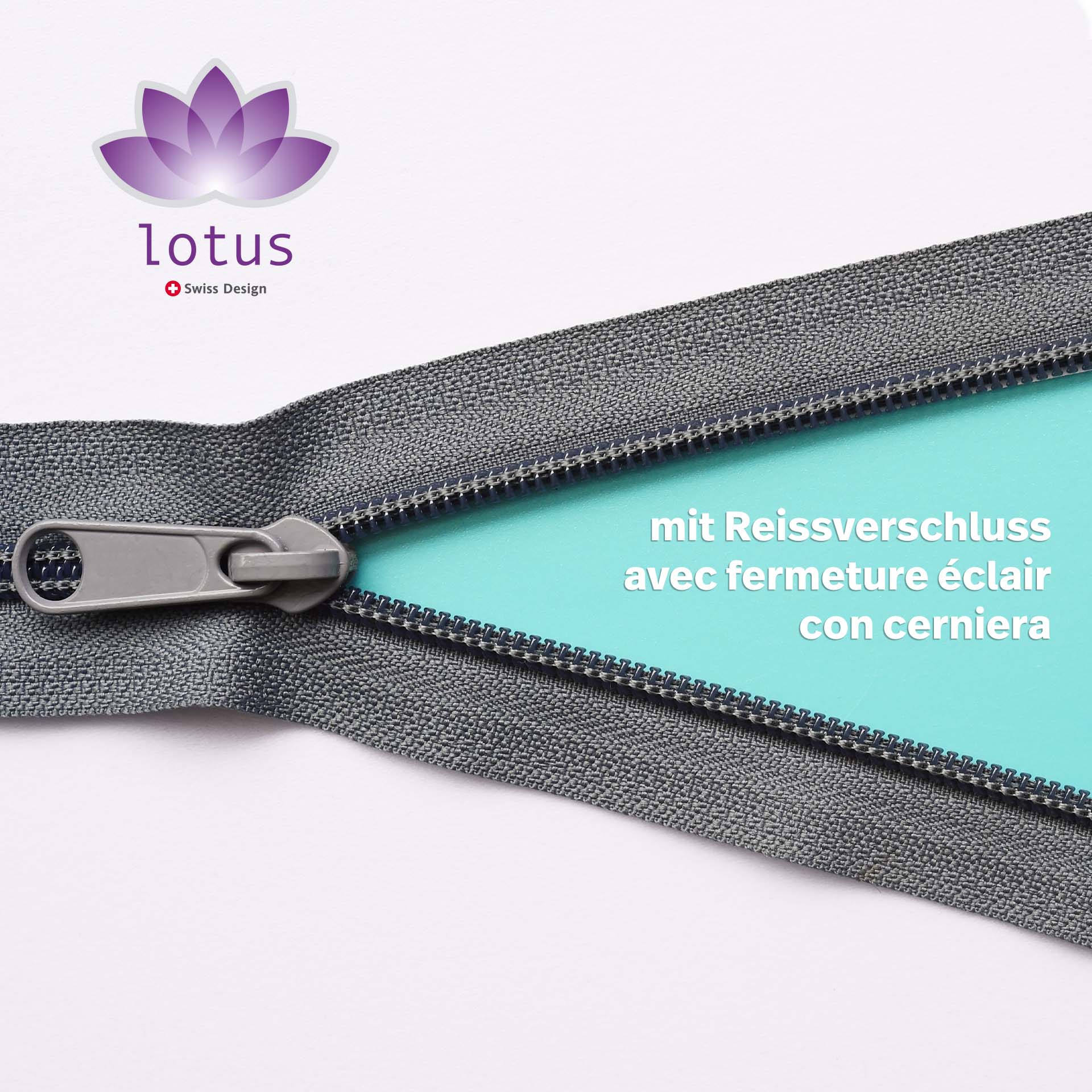 Lotus Seitenschläfer Kissenbezug Satin uni